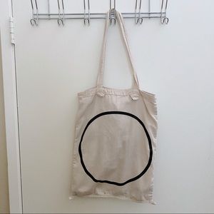 CIRCLE canvas tote BAG